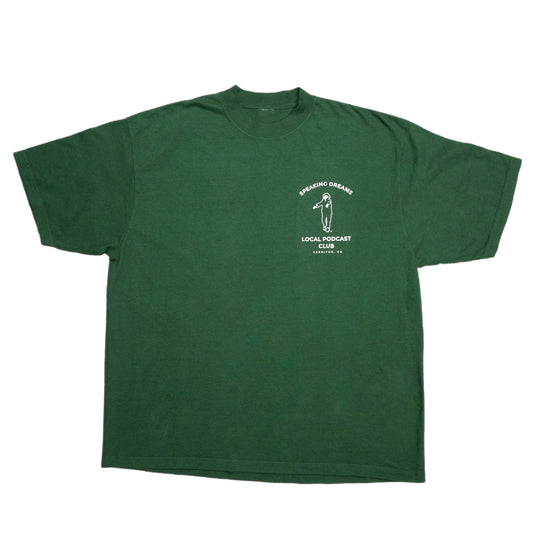 SD LOCAL PODCAST CLUB TEE - FOREST GREEN